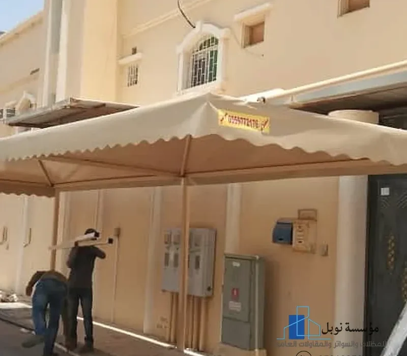 مظلات سيارات بألوان متعددة – سيهات