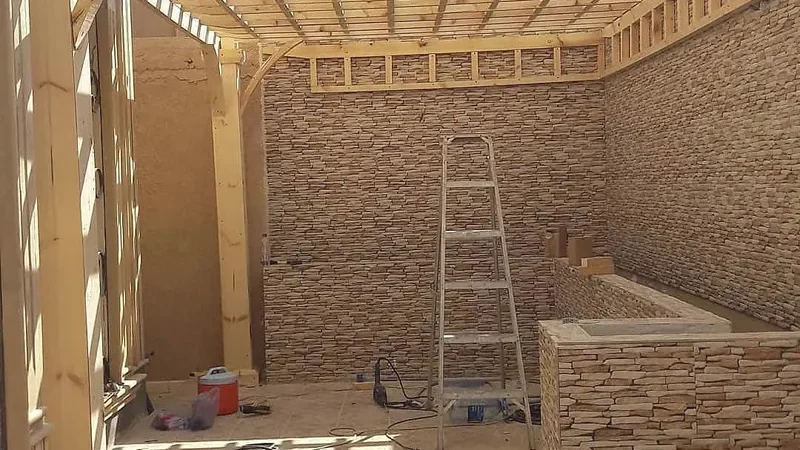 جلسة خارجية مجهزة في فناء المنزل – الظهران