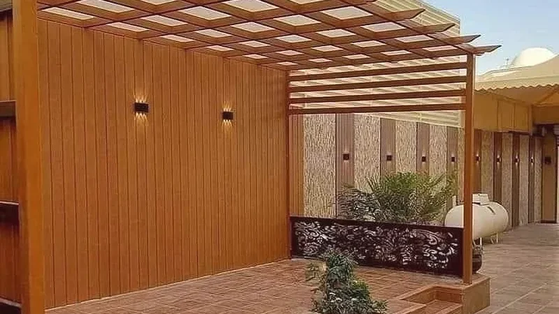 برجولات حديقة بتوزيع متناسق ومريح – الشاطئ