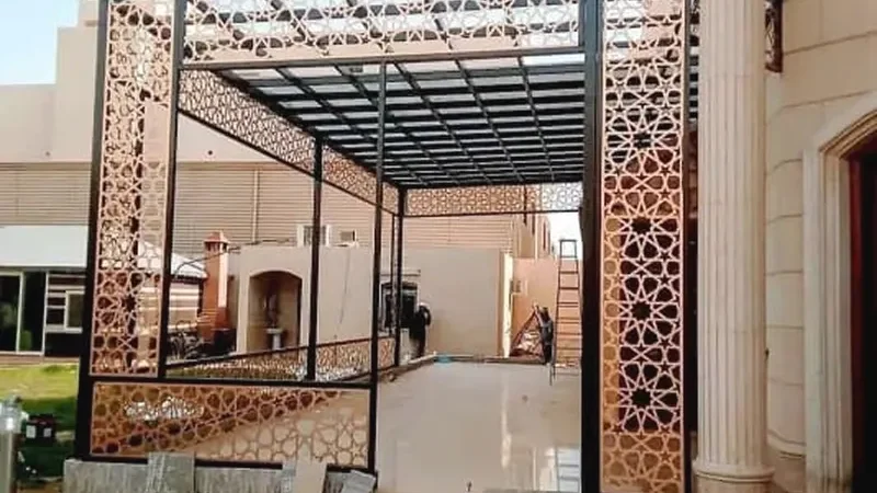 برجولات تناسب الفلل والمنازل الراقية – الثقبة