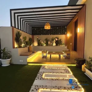 برجولات تغطي مساحة الجلسة بالكامل – سيهات