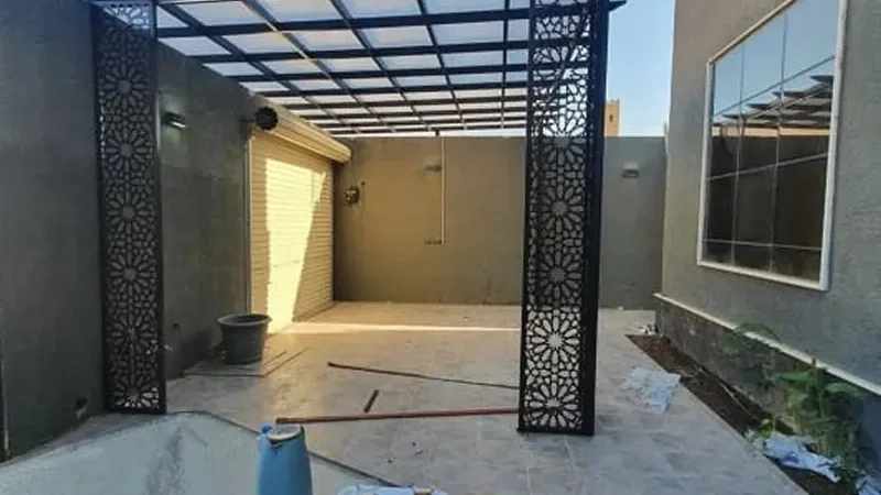تصميم برجولة حوش بشكل متناسق – الخبر